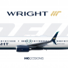 Wright | Boeing 737-900ER | 2010-2024 livery