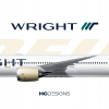 Wright | Boeing 787-10 | 2025-present livery