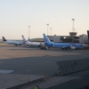 A bunch of 737's and an A320, Note the New winglets on the TUIfly one.