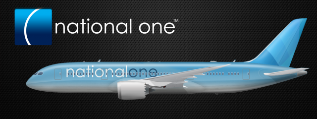 National One Airlines Livery