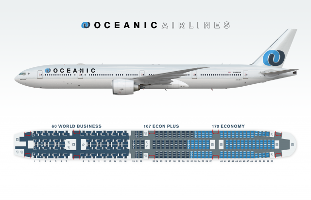 Oceanic Airlines' New 777-300ER