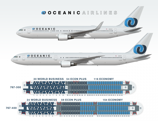 Oceanic's 767s