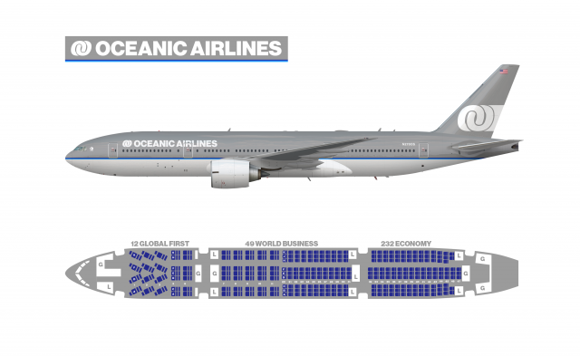 Oceanic Airlines 777-200ER c.1997