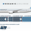 Oceanic Airlines 787-9 featuring our new World Business Class