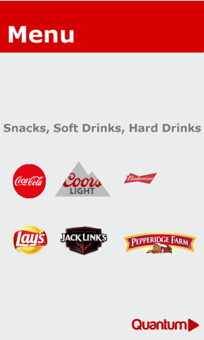 coke products menu