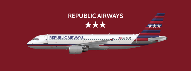 Republic Airways Livery 1997 2011 Fayat Logolivery Design Gallery