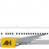The new livery applied for a B734