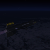 USAF X-15 over Northern Sweden.