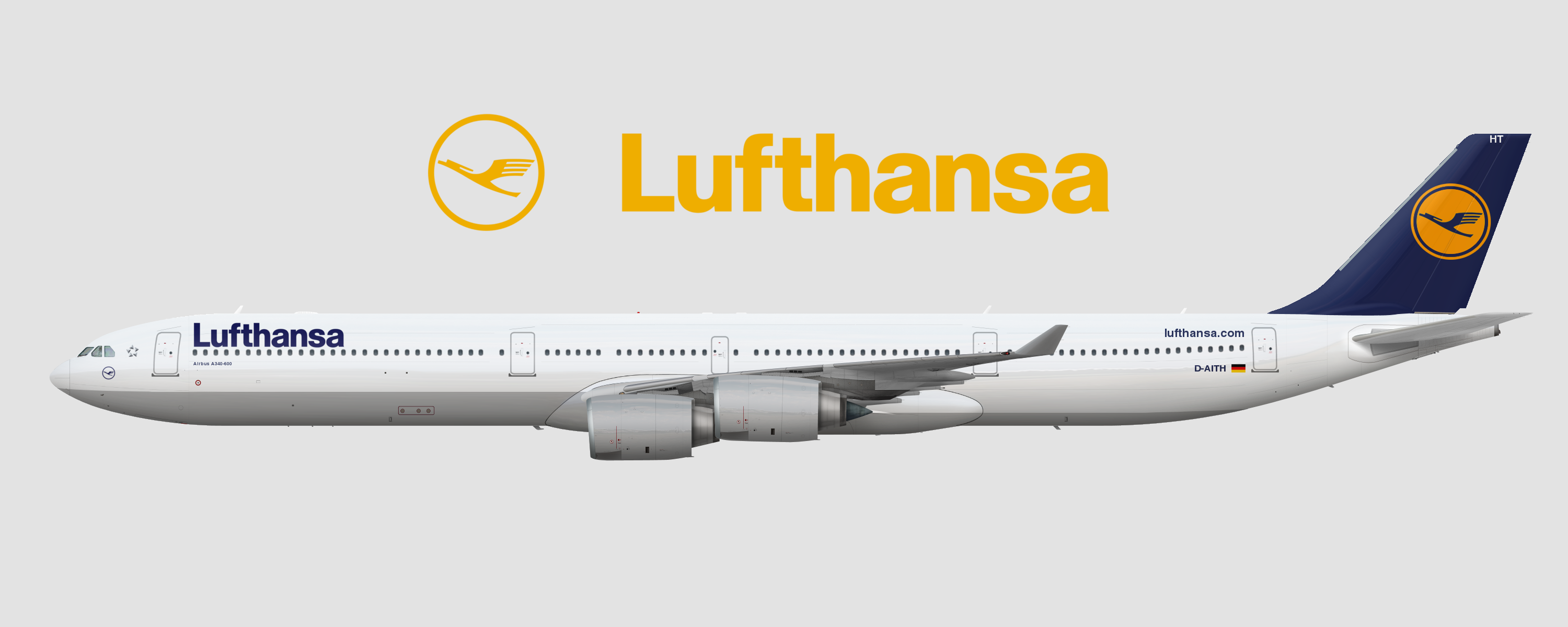 Lufthansa A340-600 - Aviation Design Consultancy - Gallery