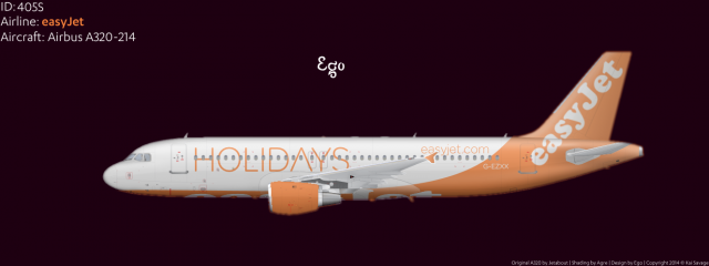 Holidays by easyJet Airbus A320-214
