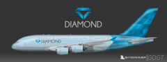 Diamond Airbus A380-800