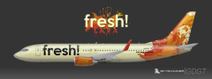 fresh! Air Boeing 737-800 Special Edition: Lava