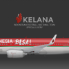 Kelana Boeing 737-800 Indonesian Football National Team Special