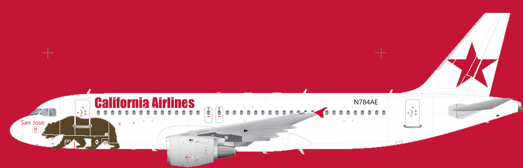 California Airlines Airbus Industrie A320-211 Livery