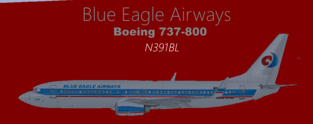 Blue Eagle Airways Boeing 737 800