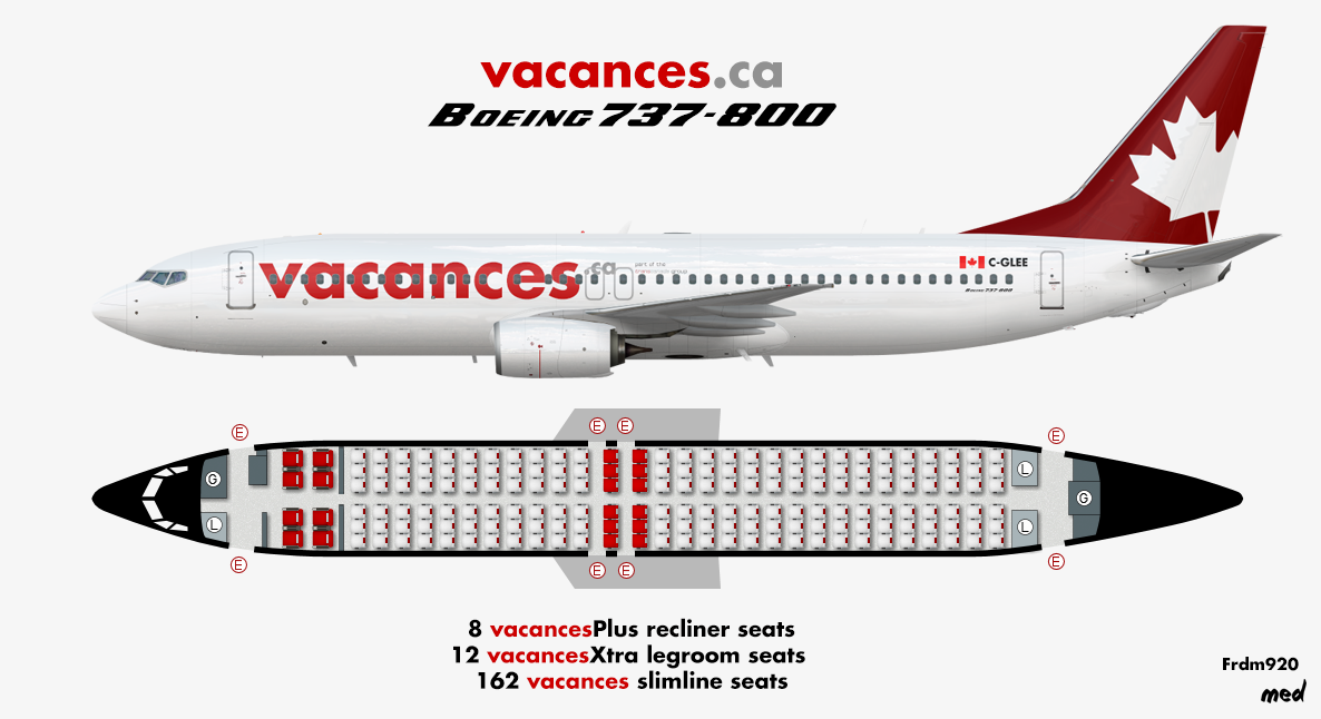 Boeing 737-800 vacances with seatmap - Frdm's Liveries and other random
