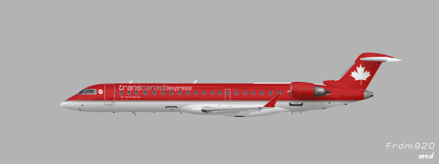 transcanada Bombardier CRJ-700 Far North Service Livery