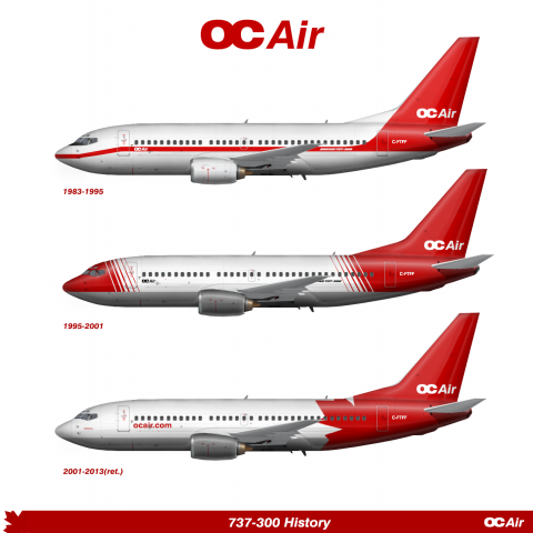 OCAir 737-300 History