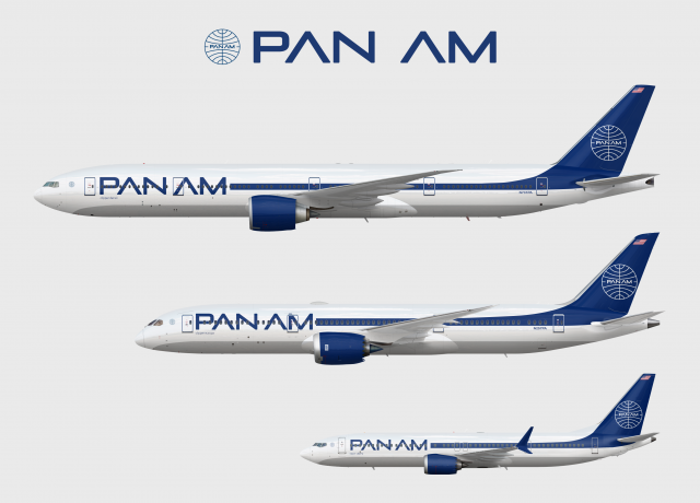PanAm fleet - Concept Livery