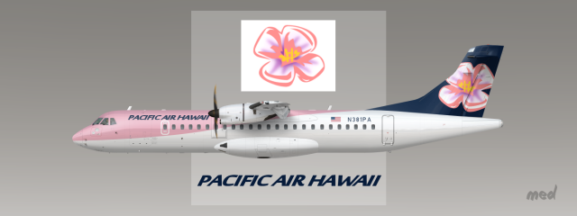 Pacific Air Hawaii Livery ATR 72