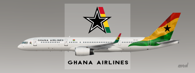 ghana airlines b757 200 livery sketches gallery airline empires