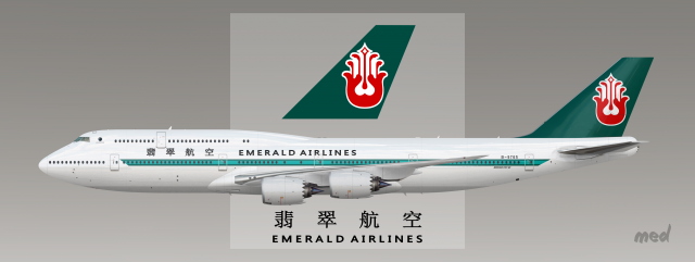 Emerald Airlines Livery B747-8i