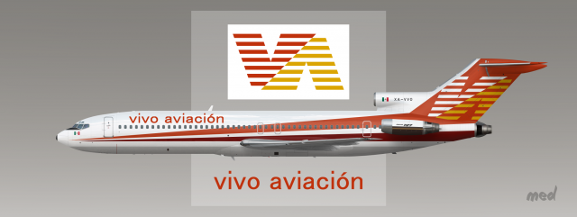 Vivo Aviación Livery Boeing 727-200