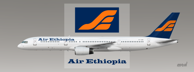 Air Ethiopia Livery B757-200