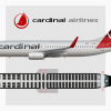 Cardinal Air Lines Seat Map B737-800