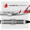 Cardinal Air Lines Seat Map B737-700ER