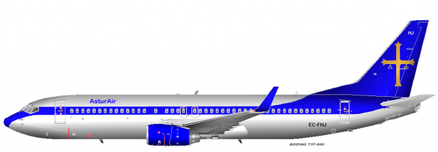 AsturAir Boeing 737-800