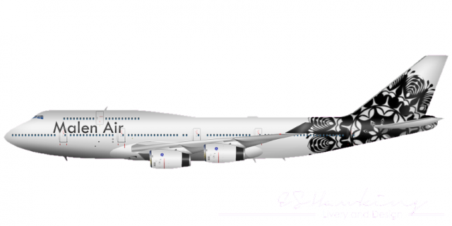 Malen Air - 747-400ER