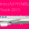 United Airlines Airbus A319 N852UA