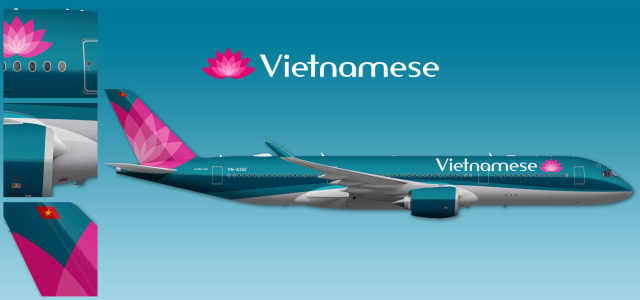 028 - Vietnamese, Airbus A350-900