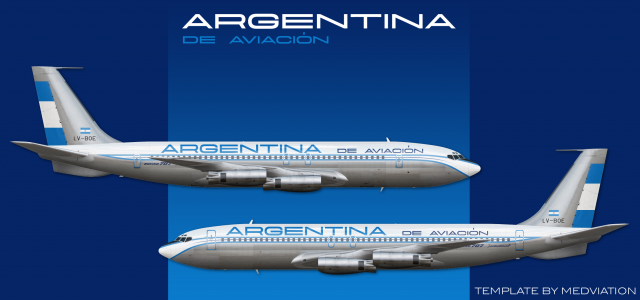 036 -  Argentina De Aviación, Boeing 707-487