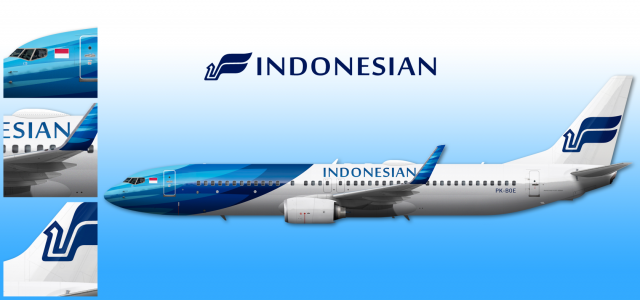 016 - Indonesian, Boeing 737-800
