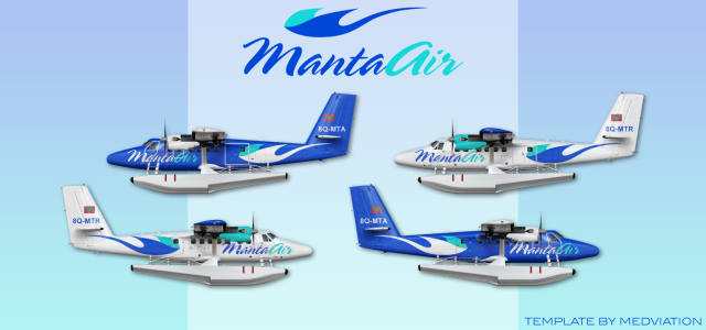 030 - MantaAir, De Havilland Canada DHC-6 Floatplane