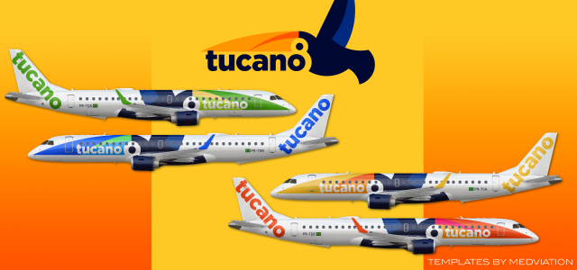 035 - Tucano, Embraer 190/195