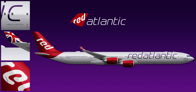 023 - Red Atlantic, Airbus A340-600