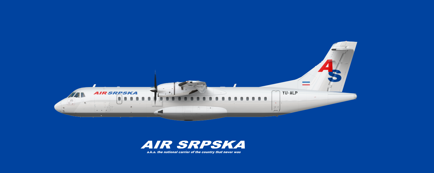 Atr 72 202 Air Srpska Dwproski Design Studio Gallery Airline Empires