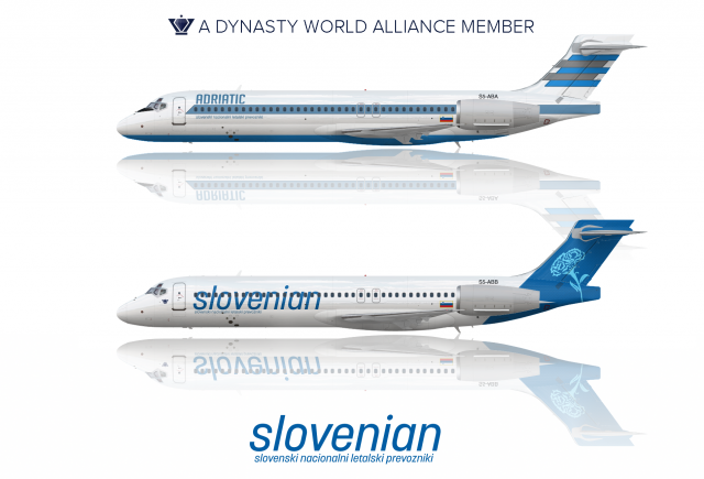 Slovenian/Adriatic Boeing 717-200