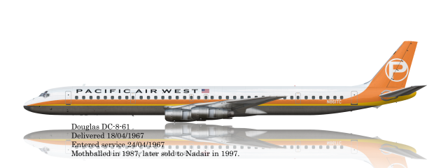Douglas DC-8-61 Pacific Air West