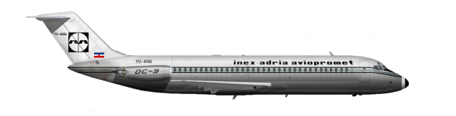 Inex-Adria Airways Douglas DC-9-33