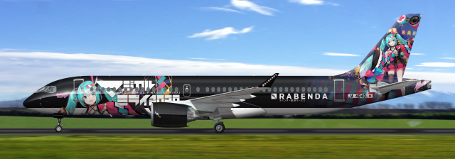 RABENDA (ラベンダー航空サービス) Airbus A220 Magical Mirai 2020