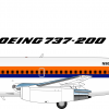 Boeing 737-200 United Airlines