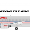 Boeing 737-800 JAT Yugoslav Airlines Retro Livery