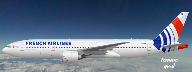 French Airlines Boeing 777 200 GE