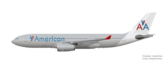 AmericanAirbus A330 200 (RR)
