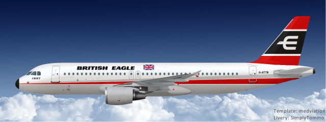 BritishEagleOCAirbus A320 WF