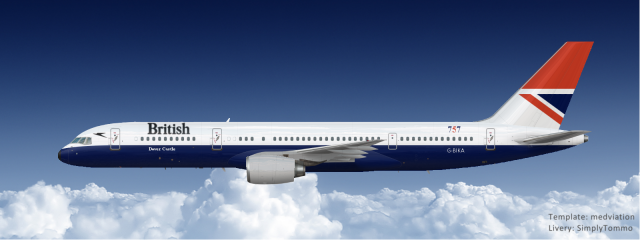 Boeing 757-200, British Airways negus&negus livery "British"